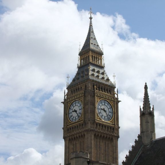 Big Ben clock tower in London