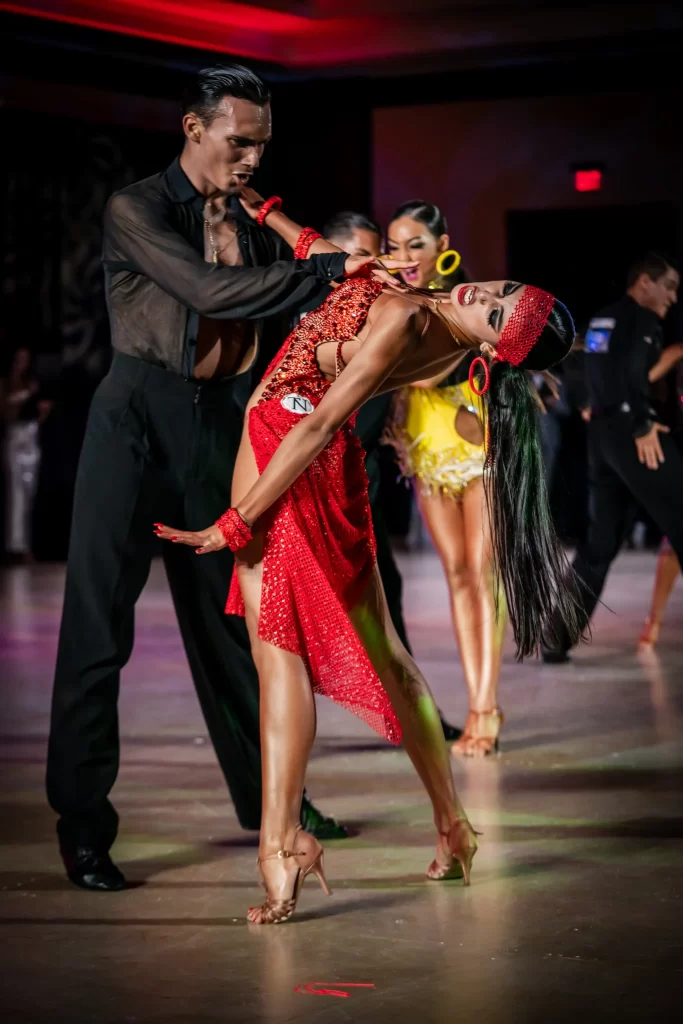 Ballroom couple dancing